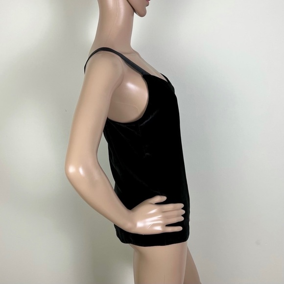 NEW REBECCA TAYLOR BLACK VELVET CAMISOLE TOP - Picture 6 of 9
